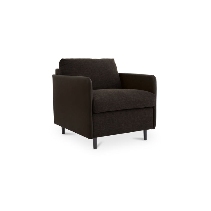 Teller - Accent Chair - Warm Black