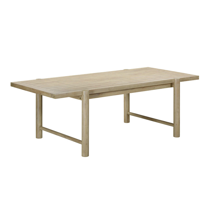 Gata - Outdoor Rectangular Dining Table - Light Teak