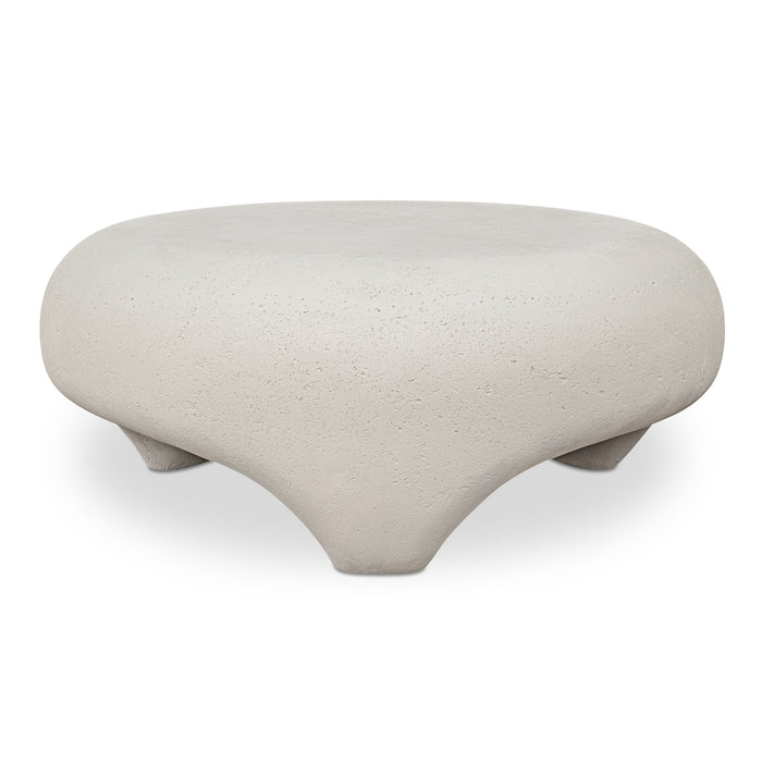 Ines - Outdoor Coffee Table - White