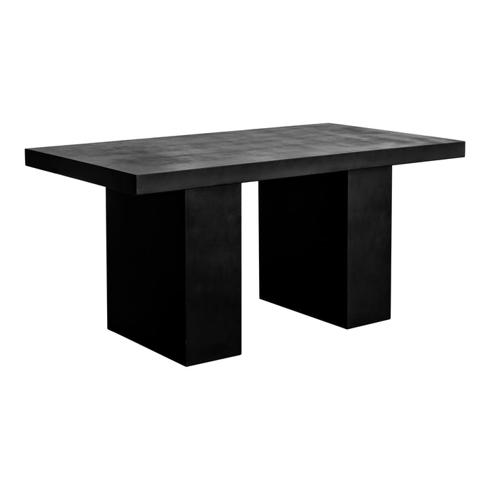 Aurelius - 2 Outdoor Concrete Dining Table - Black