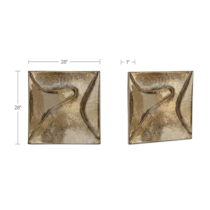 Bode - Wall Sculpture - Aged Brass