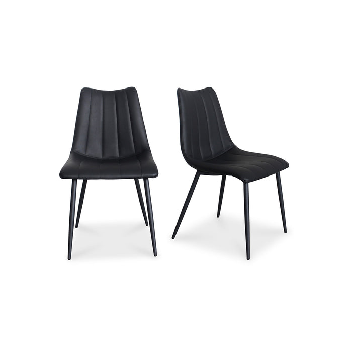 Alibi - Dining Chair (Set of 2) - Matte Black