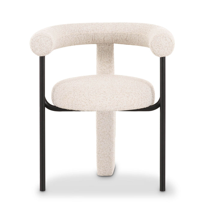 Synn - Performance Boucle Dining Chair - Cream