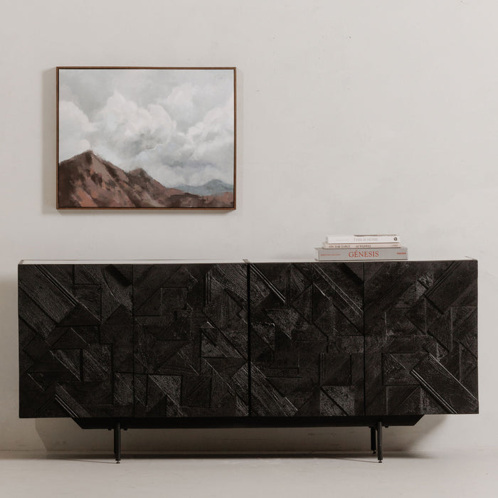 Kattan - Sideboard - Black - Wood