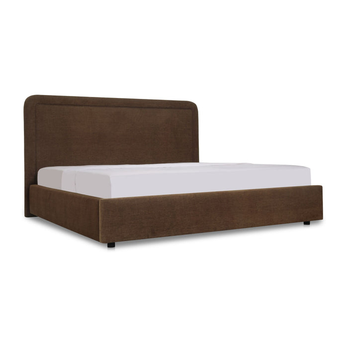 Simon - Queen Storage Bed - Brown