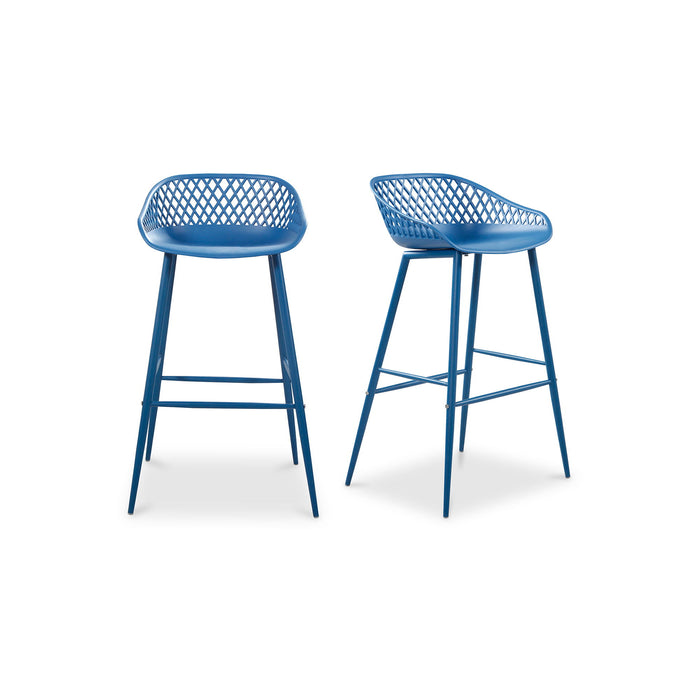 Piazza - Outdoor Barstool (Set of 2) - Blue
