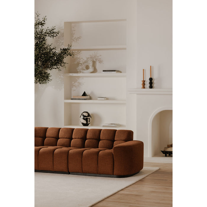 Roman - L-Shaped Sectional - Rust