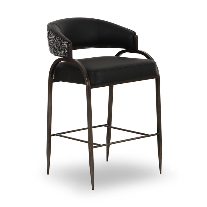 Tatum - Vegan Leather 2-Tone Counter Stool