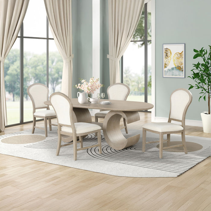 Gwendolyn - Oval Dining Table Set