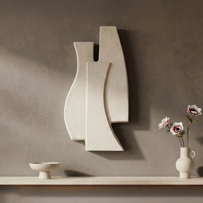 Ola - Wall Sculpture - Beige