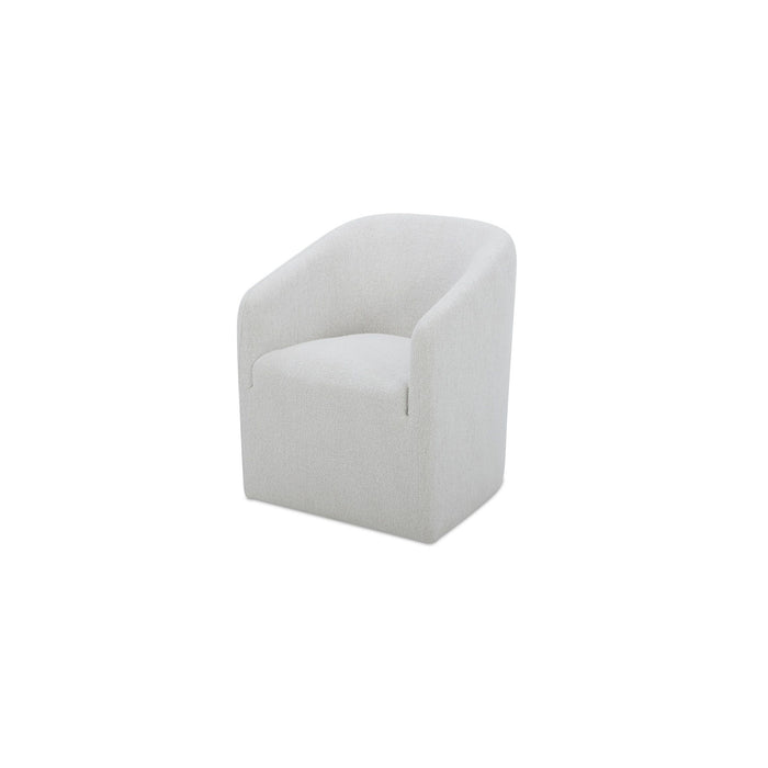 Sandy - Rolling Dining Chair - Off White