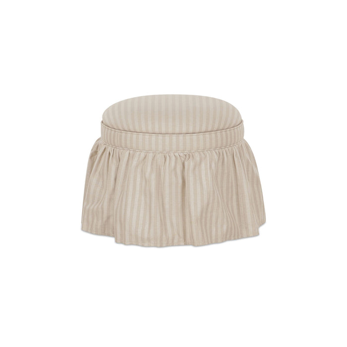 Heidi - Storage Ottoman Stripe - Beige