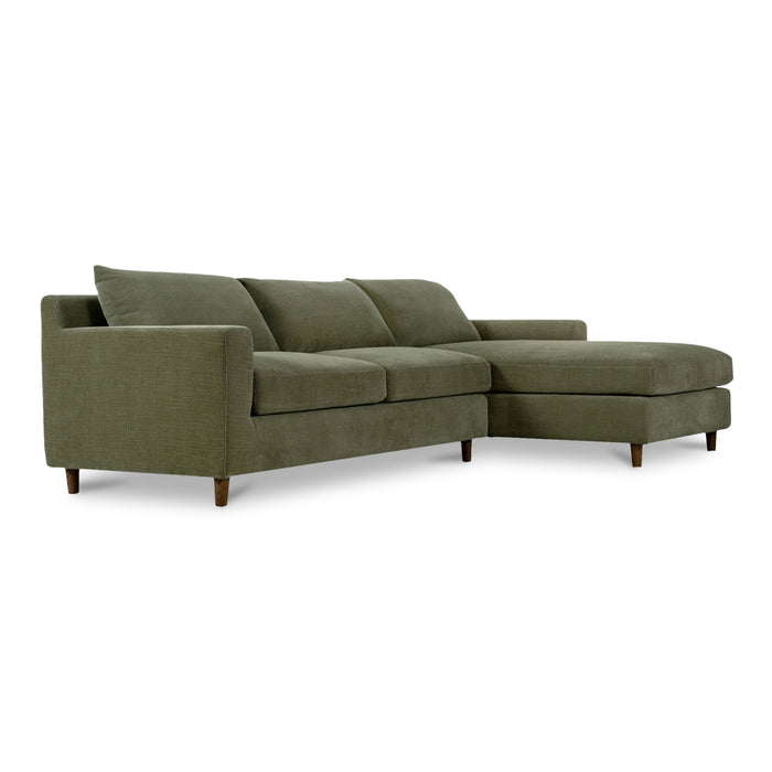 Hutton - Right Sectional - Olive