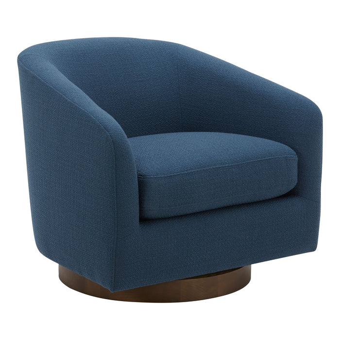Oscy - Swivel Chair - Dark Atlantic