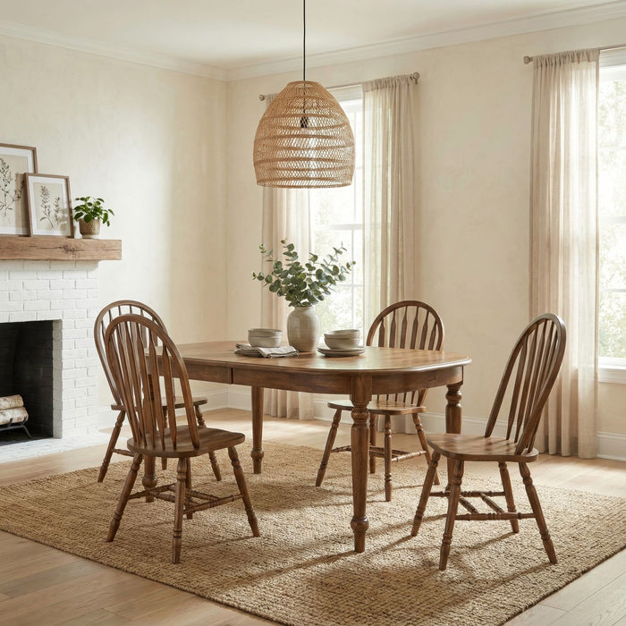 Carolina Crossing - Dining Room Leg Table Set