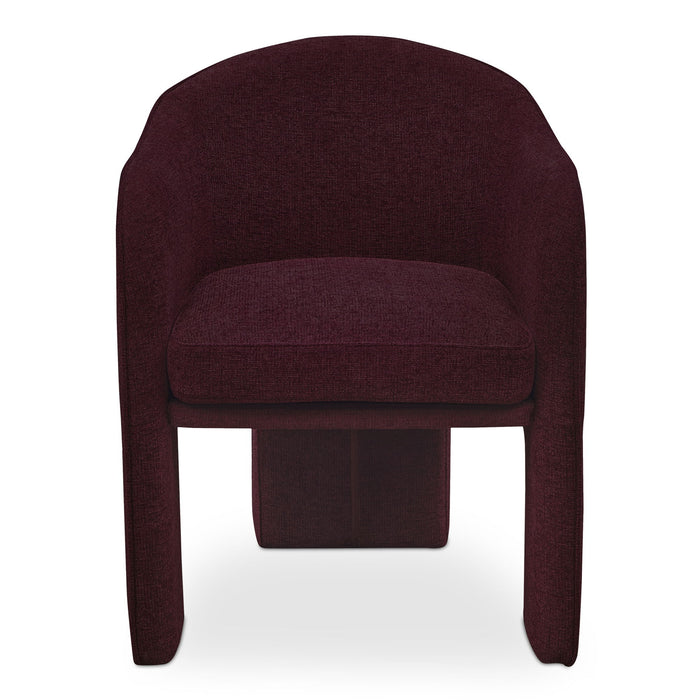 Clara - Performance Fabric Dining Chair - Plum