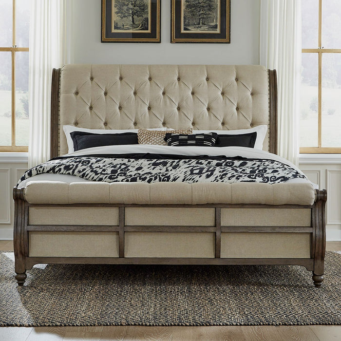 Americana Farmhouse - Sleigh Bed