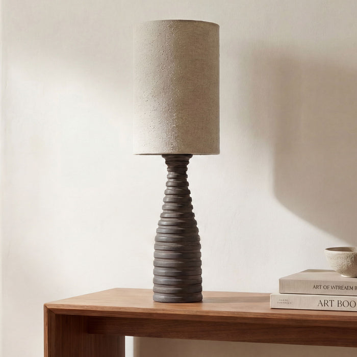 Meili - Table Lamp - Brown / Beige