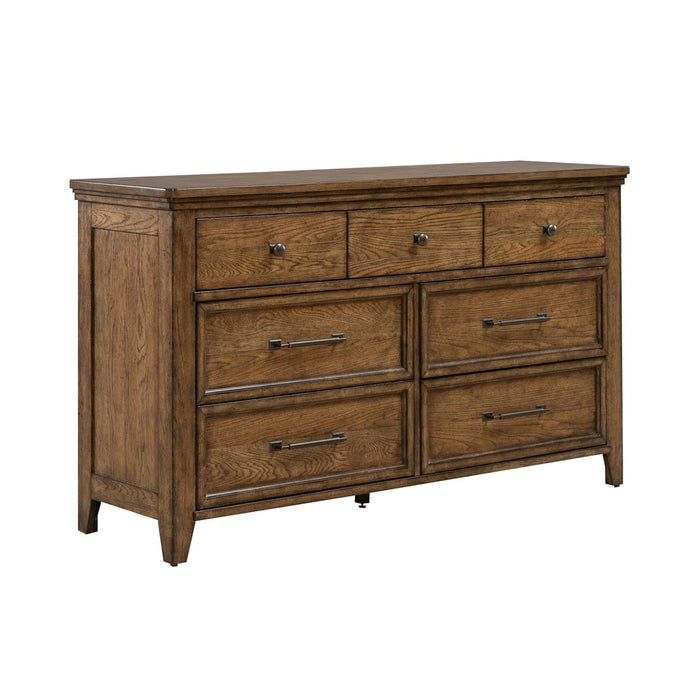 Carolina Park - 7 Drawer Dresser - Brown