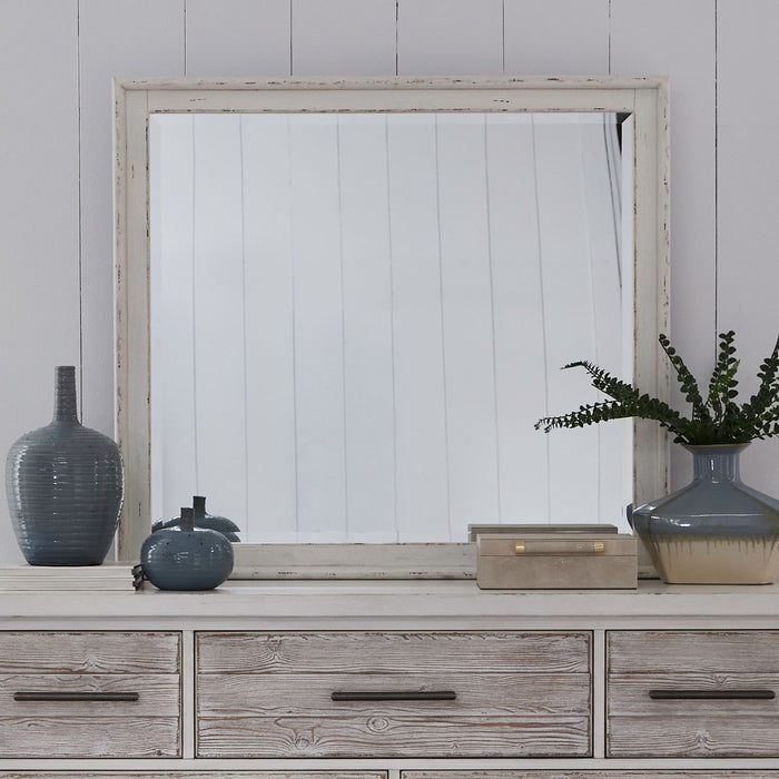 Backroads - Landscape Mirror - White