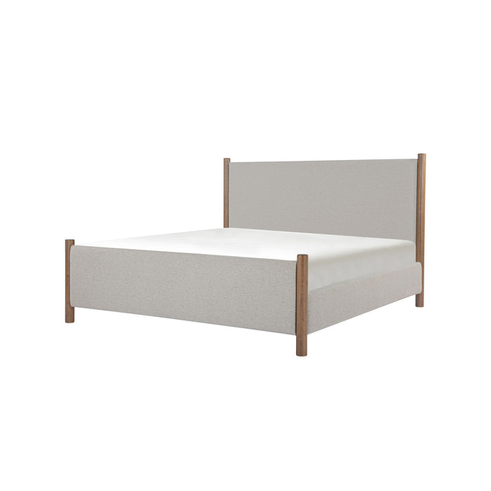Warren - Queen Panel Bed - Beige