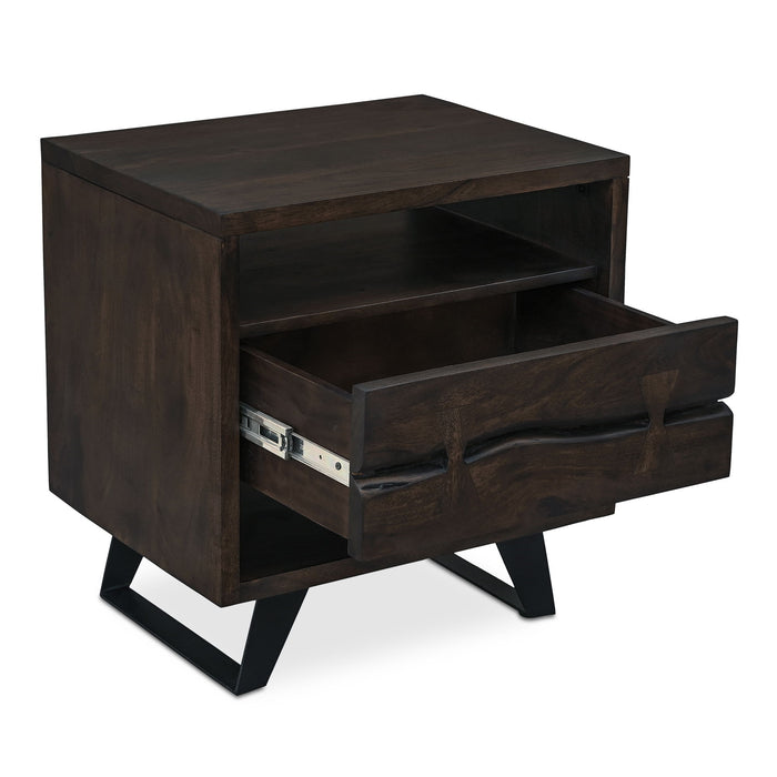 Madagascar - Accent Nightstand - Dark Brown