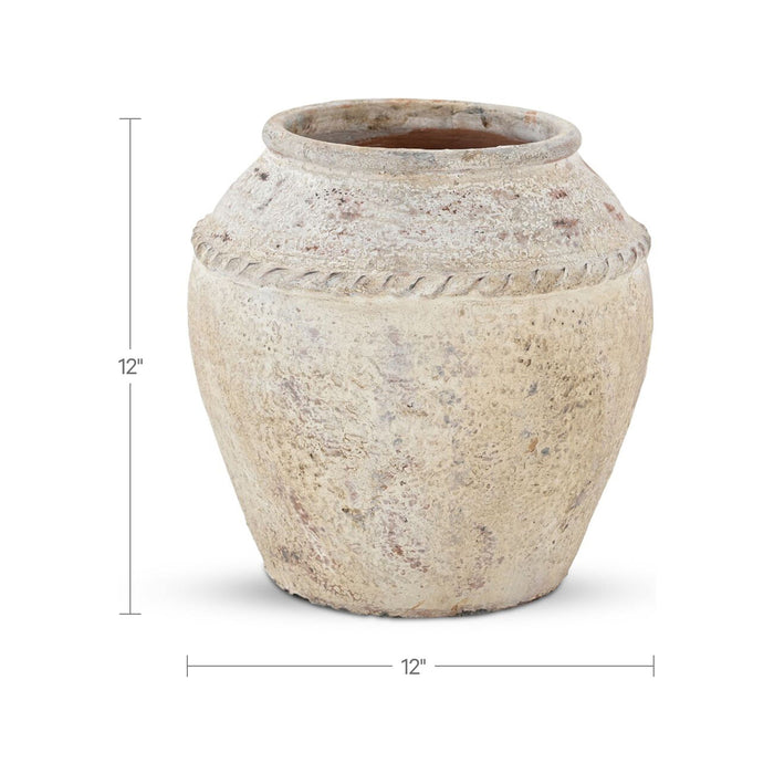 Amai - Clay Pot - White