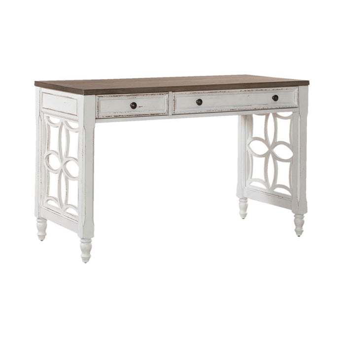 Magnolia Manor - L Writing Desk - Antique White