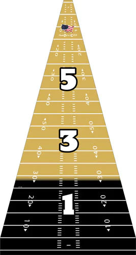 Football: Woodgrain Frame Game