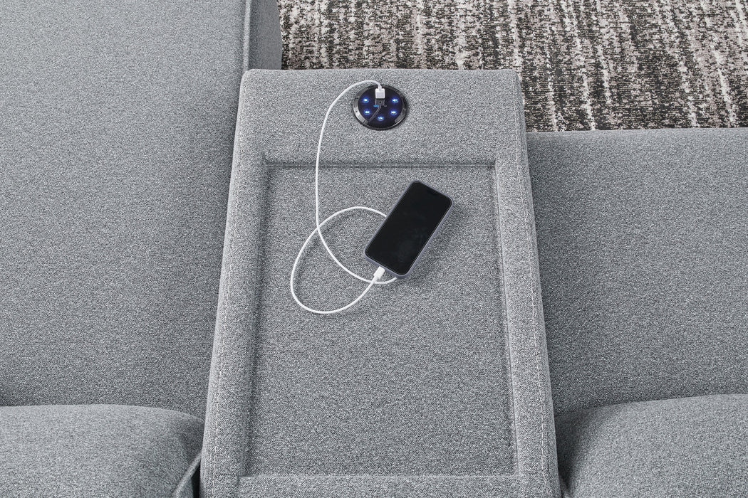 Modmax II 6-Piece Power Reclining Sectional with Chaise and Console