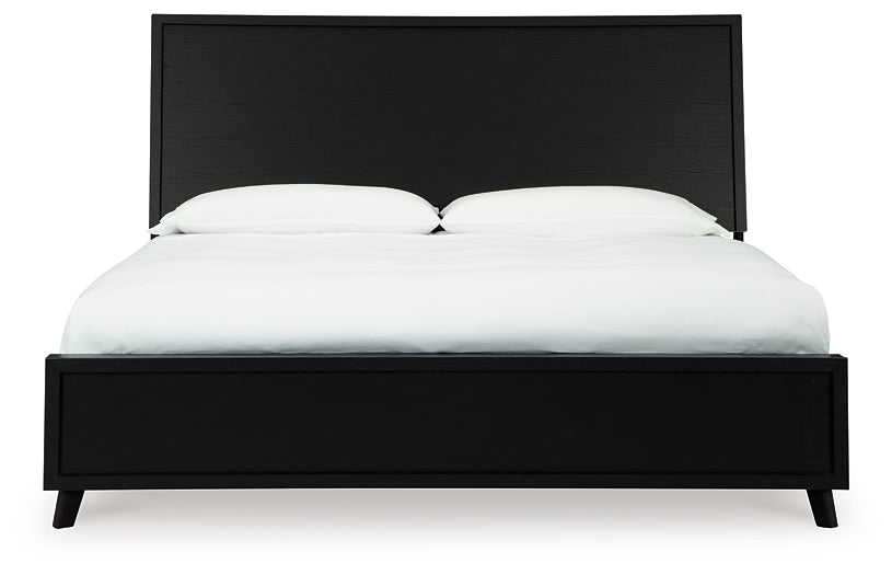 Danziar Queen Panel Bed, Dresser, Mirror and Nightstand
