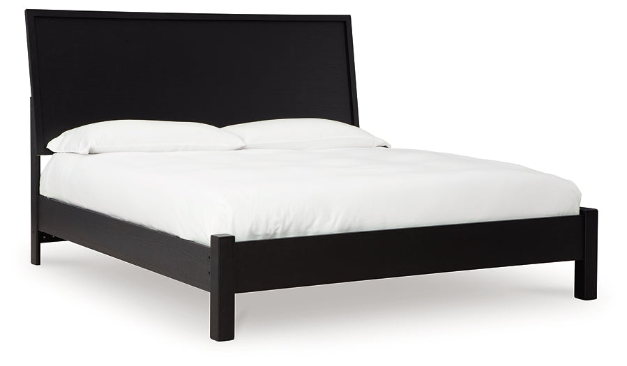 Danziar Queen Panel Bed, Dresser and Mirror