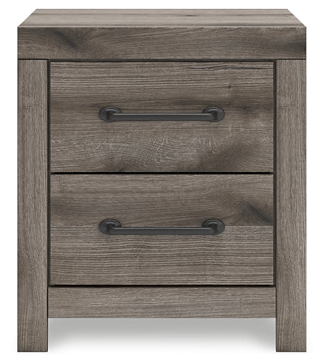 Graystorm Twin Panel Storage Bed, Dresser, Mirror and Nightstand
