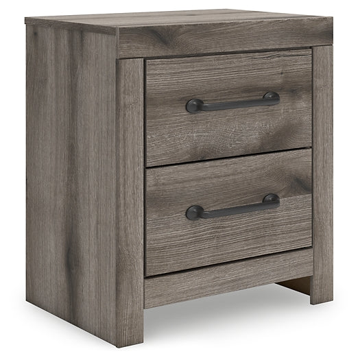 Graystorm Twin Panel Bed with Storage, Dresser, Mirror, Chest and Nightstand
