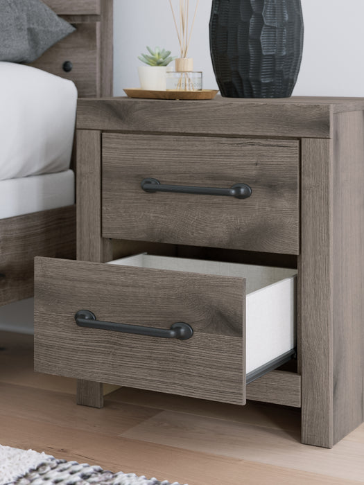 Graystorm Twin Panel Bed, Dresser, Mirror, Chest and Nightstand