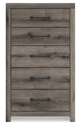 Graystorm Full Panel Bed, Dresser, Mirror, Chest and Nightstand