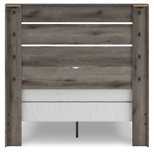 Graystorm Full Panel Bed, Dresser, Mirror, Chest and Nightstand