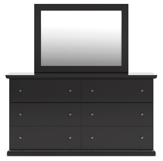 Maribel Queen Panel Bed, Dresser, Mirror, Chest and Nightstand