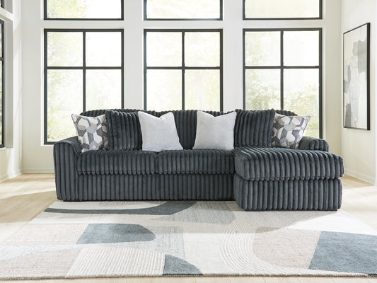 Midnight-Madness 2-Piece Sectional Sofa Chaise