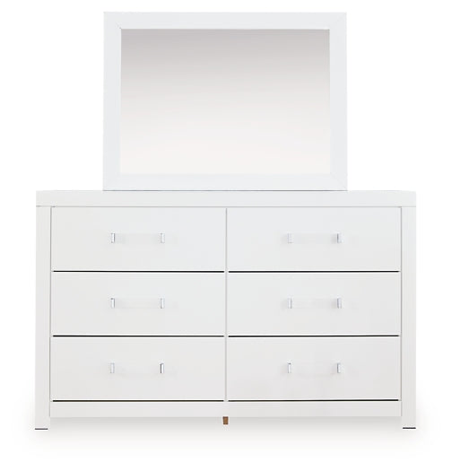 Maeling Dresser and Mirror