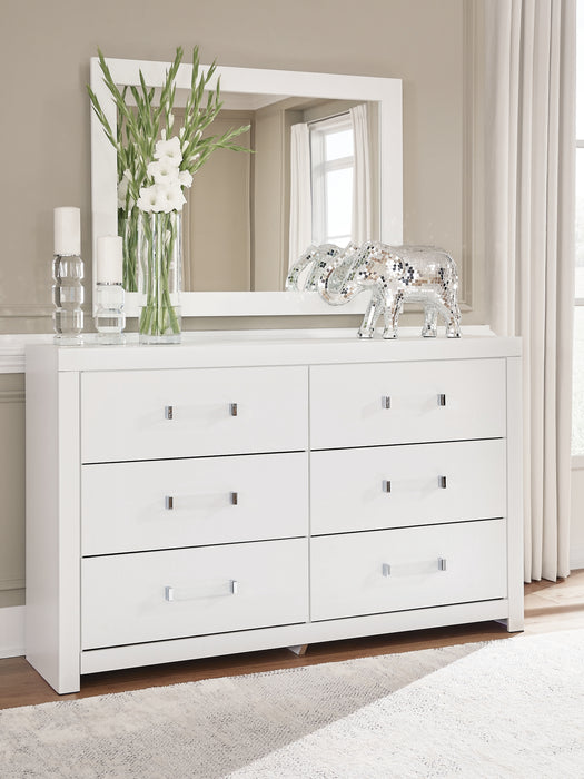 Maeling Dresser and Mirror