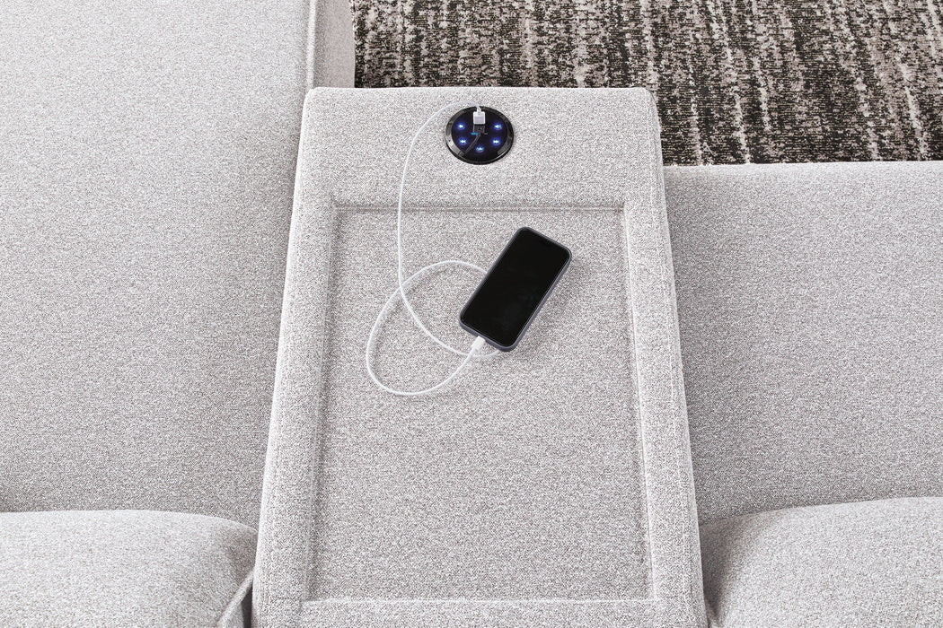 Modmax II 7-Piece Power Reclining Sectional with Audio Consoles