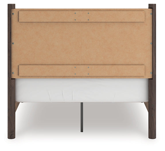 Pamytta Full Panel Platform Bed, Dresser, Mirror, Chest and Nightstand