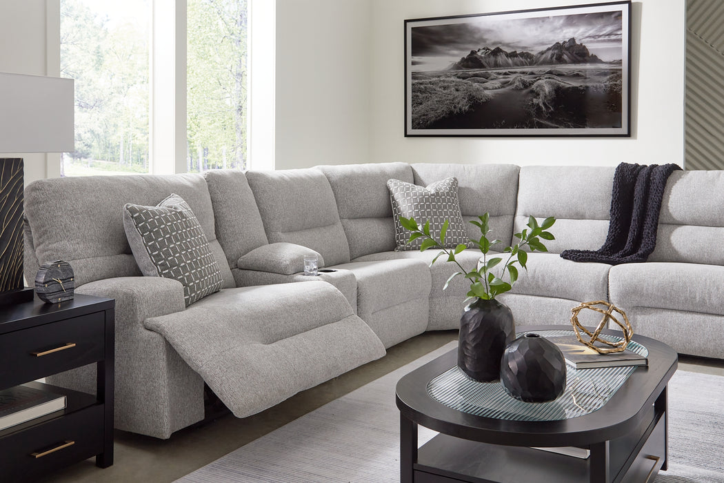 Acklen Place 7-Piece Power Sectional Reclining Sofa with Storage Console