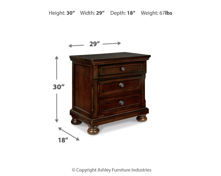 Ashley Express - Porter Two Drawer Night Stand