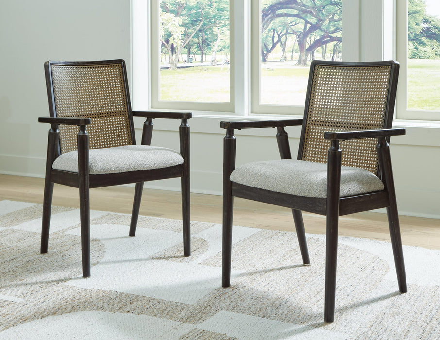 Ashley Express - Galliden Dining UPH Arm Chair (2/CN)