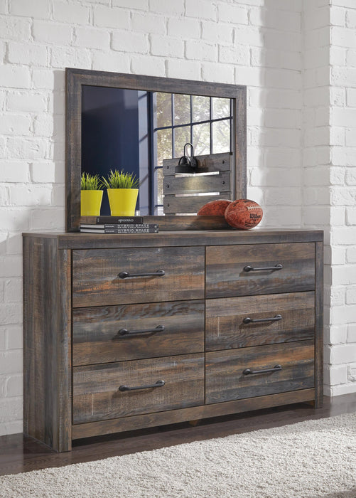 Drystan Full Panel Headboard, Dresser, Mirror, Chest and Nightstand