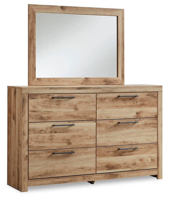 Hyanna Full Panel Headboard, Dresser, Mirror, Chest and Nightstand