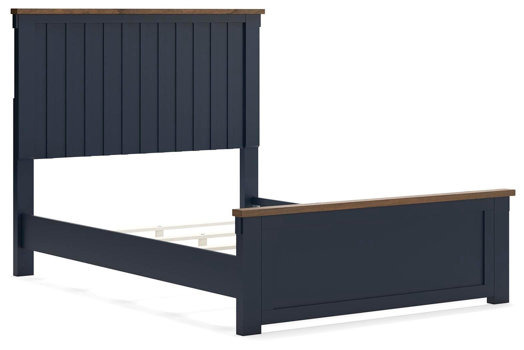 Landocken Full Panel Bed, Dresser, Mirror and Nightstand