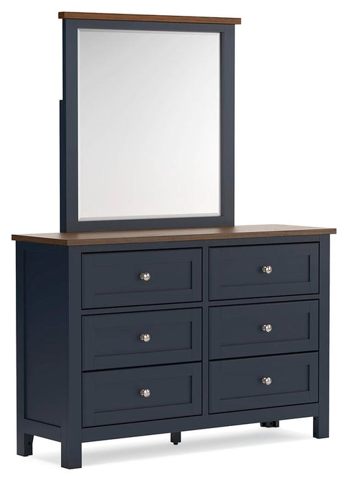 Landocken Queen Panel Headboard, Dresser and Mirror